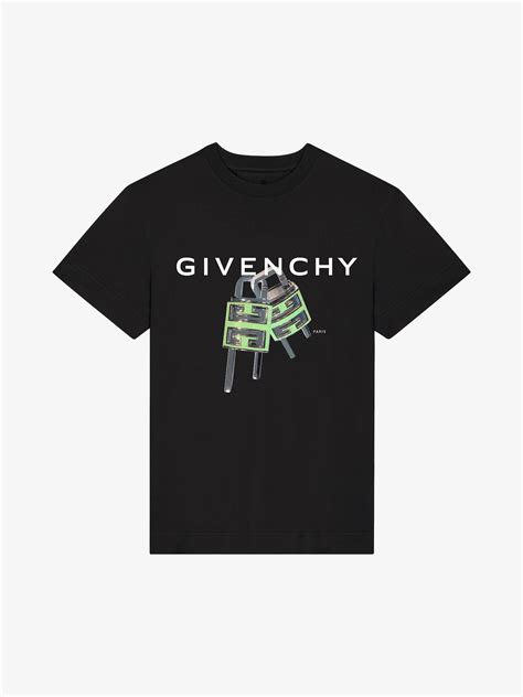 givenchy 4g contrasting slim fit t-shirt|Mens Givenchy T.